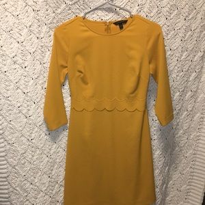 super cute mustard yellow dress